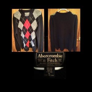 "Abercrombie & Fitch Argyle Men's/Women's Sweater"